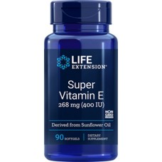 Life Extension Super Vitamin E 400IU, 90 softgels (Expiry: Nov 2025)